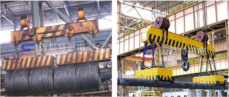 MW12系列、MW15系列吊運(yùn)捆扎螺紋鋼、圓鋼用起重電磁鐵